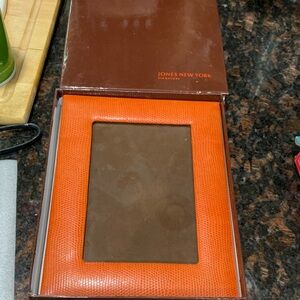 Jones New York Signature Orange and Brown Frame